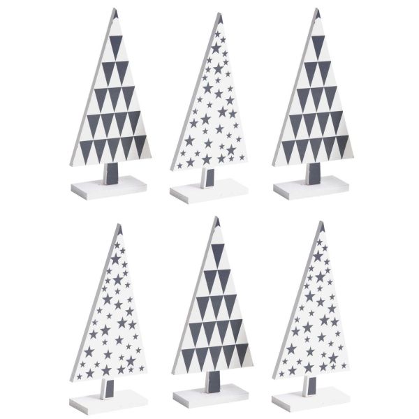 Sapin en bois laqué à motifs