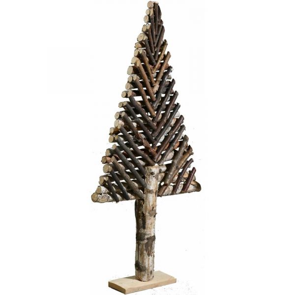 Sapin décoratif en bouleau motif chevron - AUBRY GASPARD