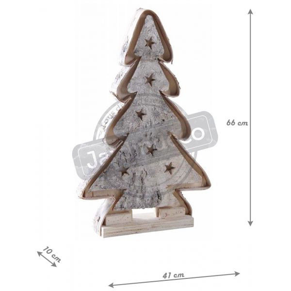 Sapin décoratif en bouleau avec led - AUB-3558