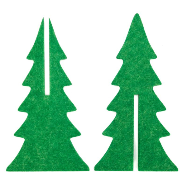 Sapin en feutrine verte - 16,90