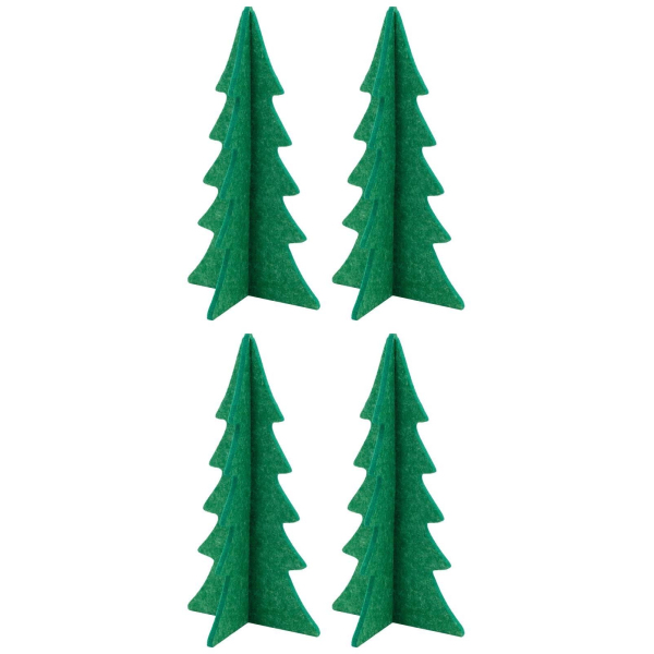 Sapin en feutrine verte