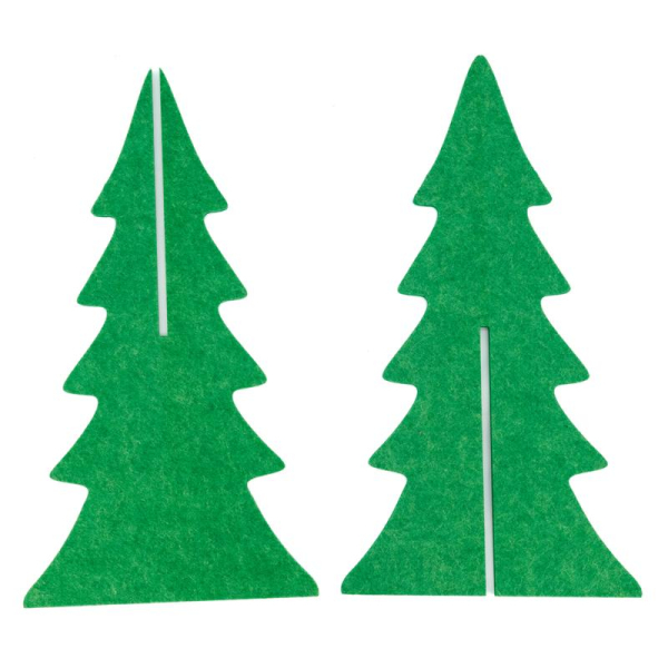 Sapin en feutrine verte - AUB-7229