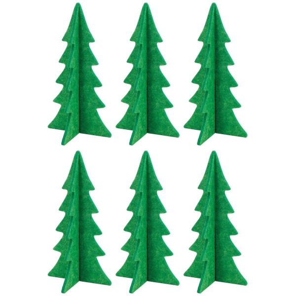 Sapin en feutrine verte