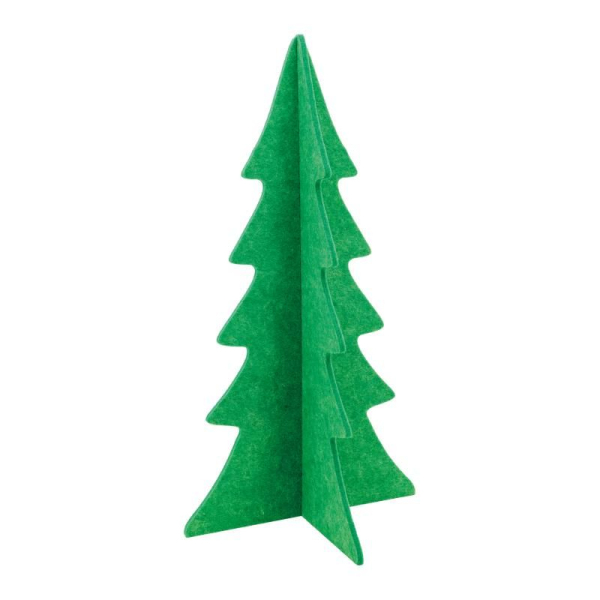 Sapin en feutrine verte - 6