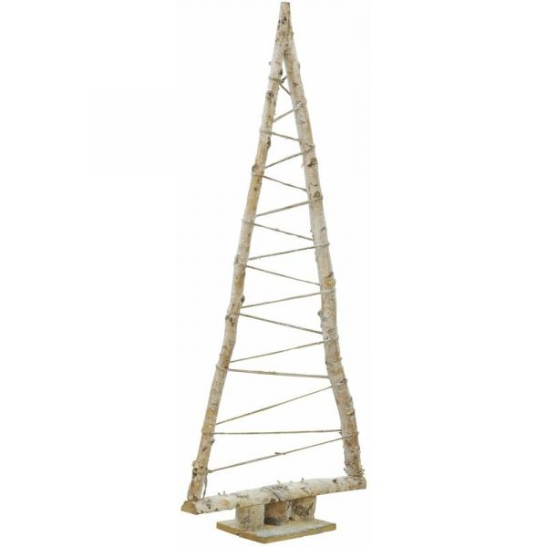 Sapin minimaliste en bouleau et corde