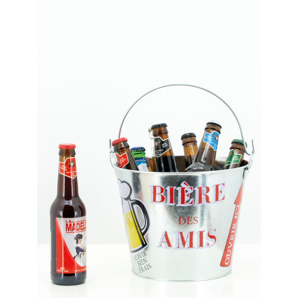 Seau à bière des amis avec décapsuleur - AUBRY GASPARD
