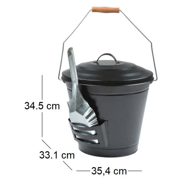 Seau à cendres avec pelle - ESS-1066