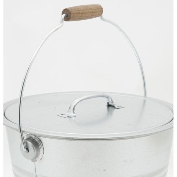 Seau à pellets ou cendres en métal galvanisé - 26,90