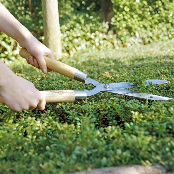 Sécateur de haie en acier inoxydable et bois de frêne - GARDEN TOOLS