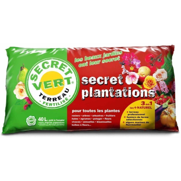 Secret Plantations terreau bio pour toutes les plantes