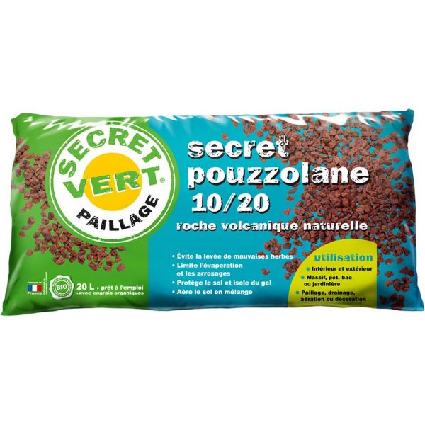 Secret Pouzzolane rouge 20 litres - SEC-0119