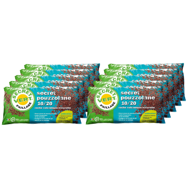 Secret Pouzzolane rouge 20 litres - SEC-0210
