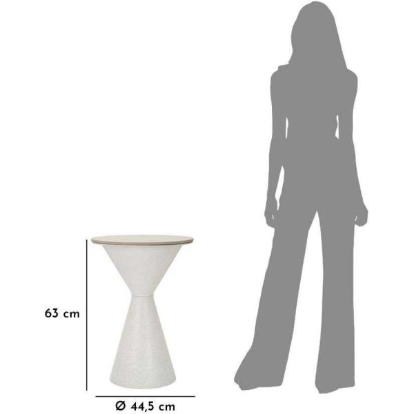 Selette en métal et céramique Double 44.5 x 63 cm - MAU-0472