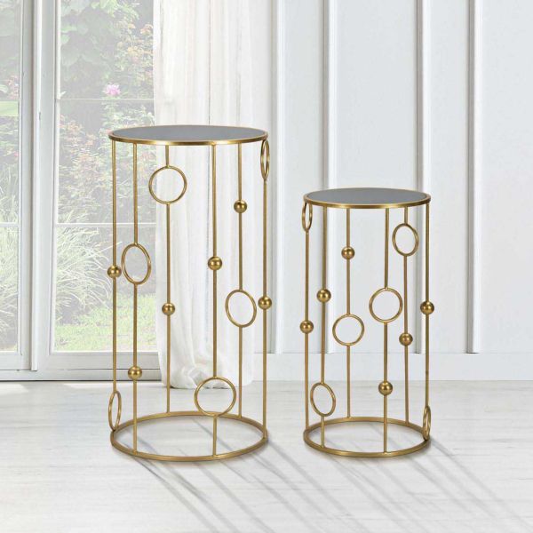 Selettes en métal doré Cage (Lot de 2) - MAURO FERRETTI