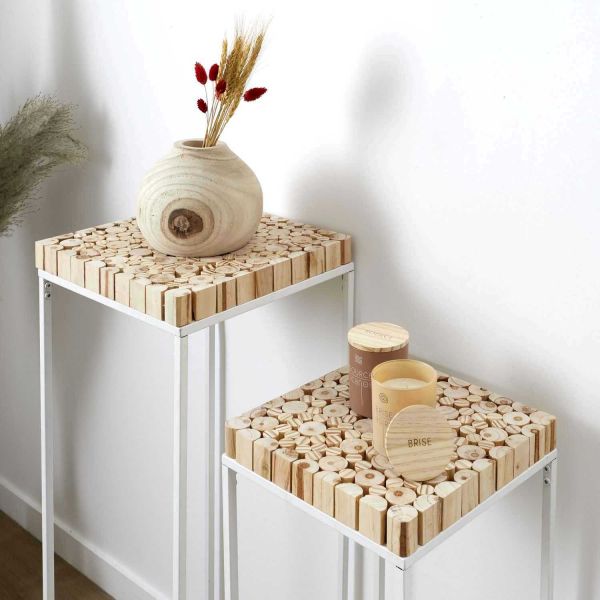 Sellette gigogne rondin (Lot de 2) - 6