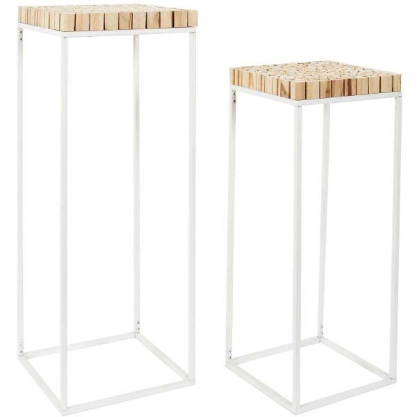 Sellette gigogne rondin (Lot de 2)