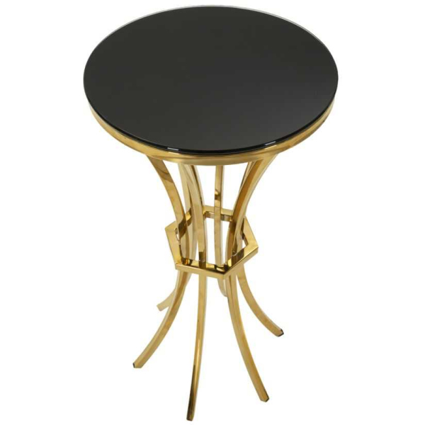 Sellette en métal et verre Shanty 40 x 81 cm - 149