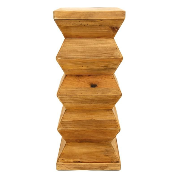 Sellette totem en bois recyclé REWOOD - AUB-7171