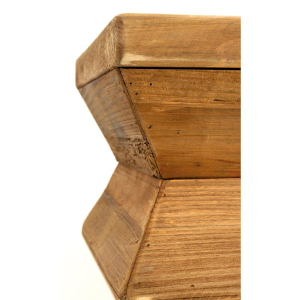 Sellette totem en bois recyclé REWOOD - 5