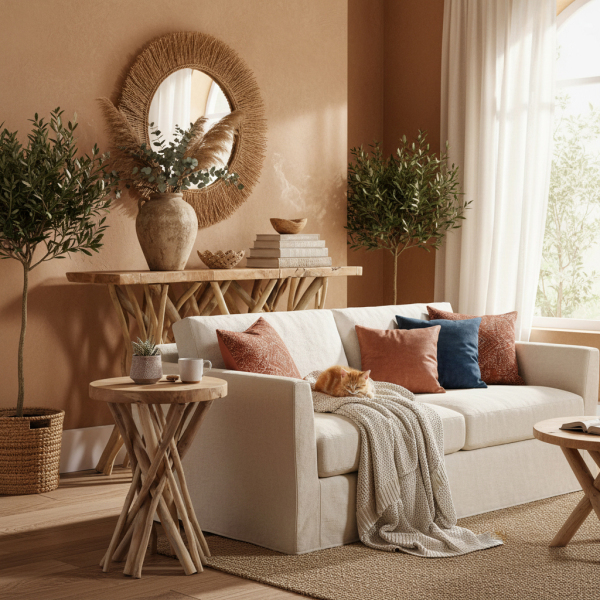 Sellette en teck  - 5