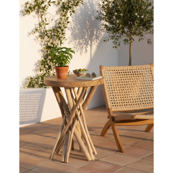 Sellette en teck  - AUBRY GASPARD