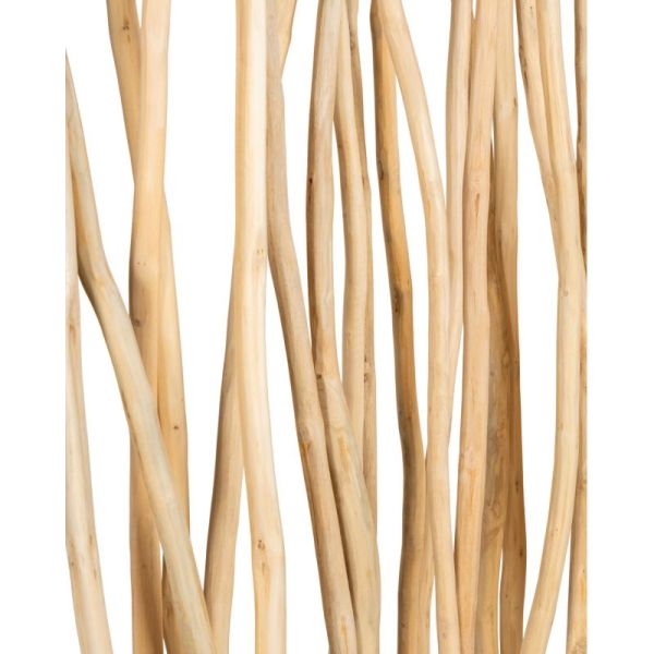 Paravent en branches de teck - AUB-6545