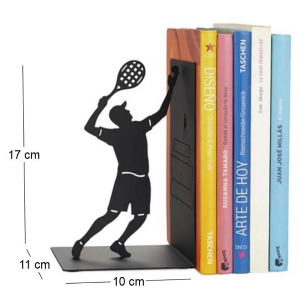 Serre-livres en métal Match Point - BAL-0251