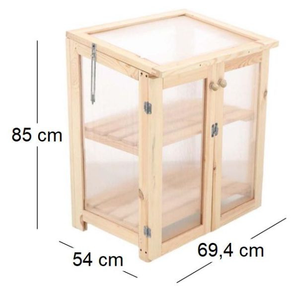 Serre en pin naturel Texel - ESS-1436