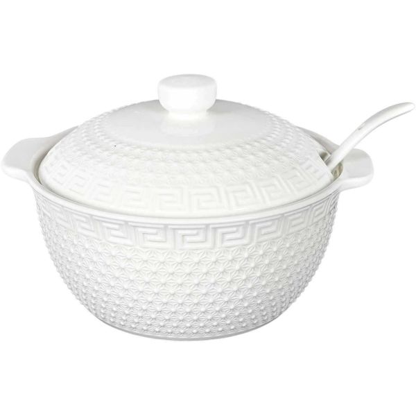 Service à soupe en porcelaine 9 pièces Mirage - THE HOME DECO FACTORY