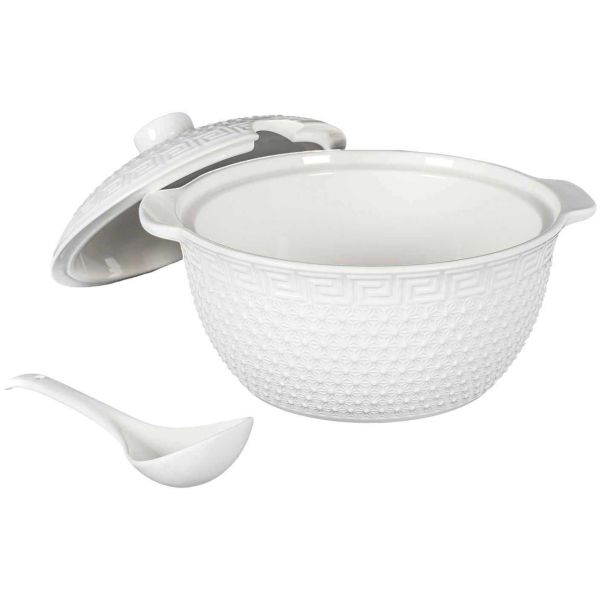 Service à soupe en porcelaine 9 pièces Mirage - CMP-5344