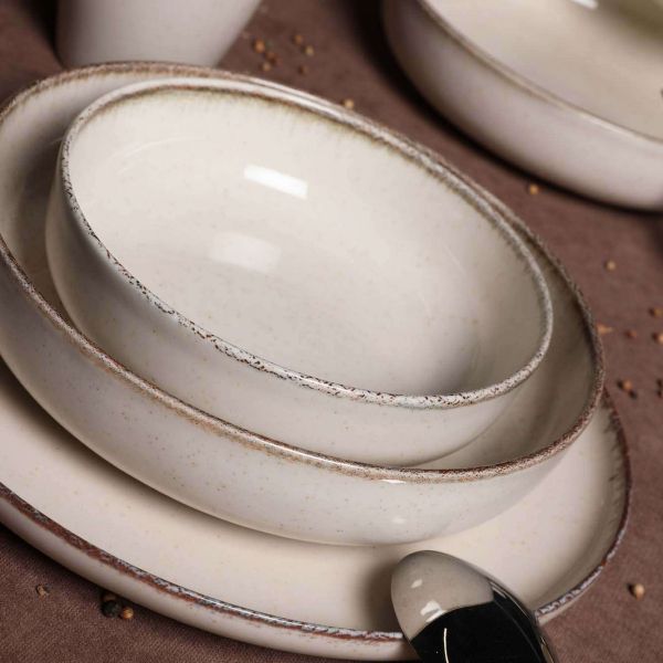Service de table en porcelaine Dinner 16 pièces - 8