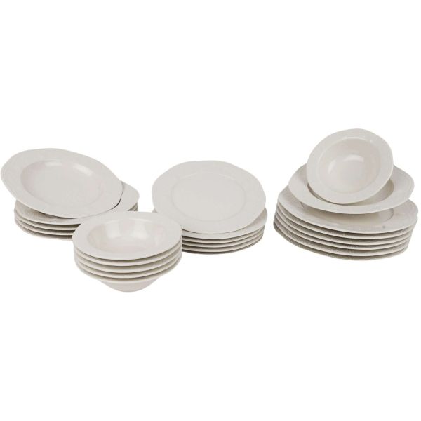 Service de table en porcelaine Romance 24 pièces