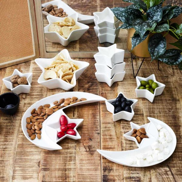 Service de vaisselle spécial apéro 9 pièces Nuit étoilée - THE HOME DECO FACTORY