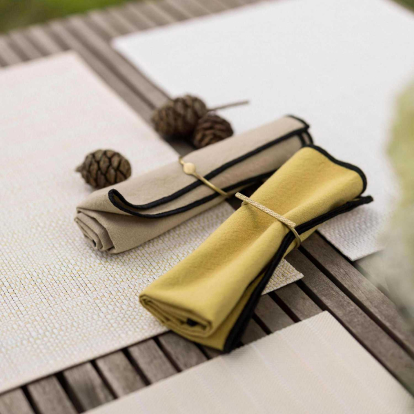 Serviette de table en coton recyclé Grace (Lot de 6) - VIVARAISE