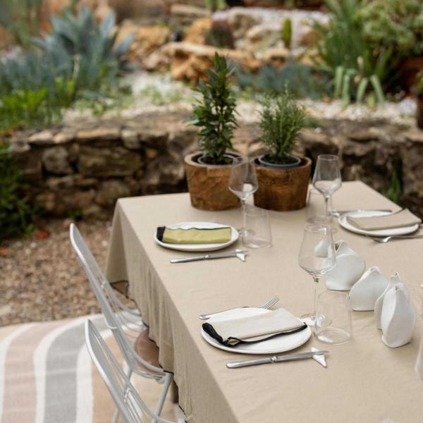 Serviette de table en coton recyclé Grace (Lot de 6) - SDE-0839