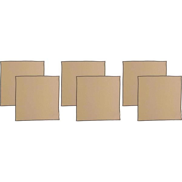 Serviette de table en coton recyclé Grace (Lot de 6)