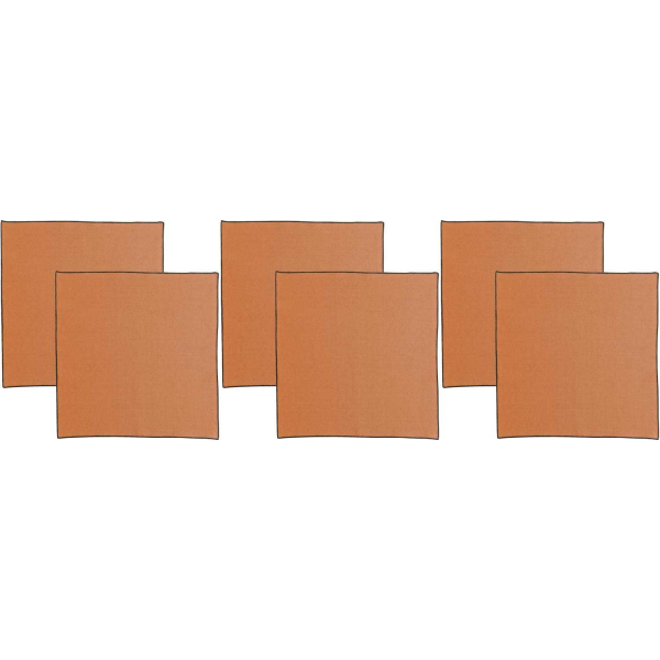 Serviette de table en coton recyclé Grace (Lot de 6)