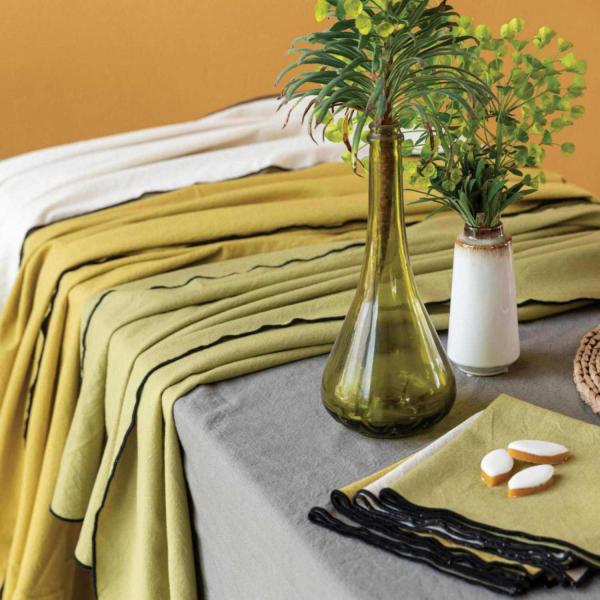 Serviette de table en coton recyclé Grace (Lot de 6) - 35,90