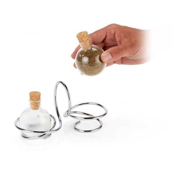 Set salière et poivrière Loop - BLACK + BLUM