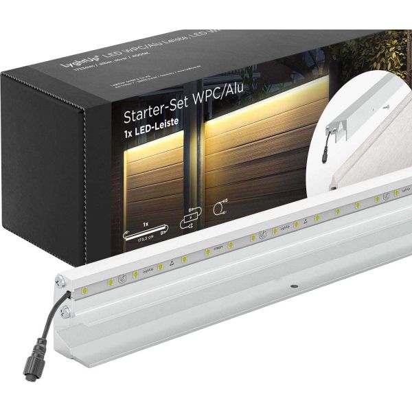 Set 1 barette lumineuse transformateur et prolongateur pour clôture composite 1.73 m - EDE-0412