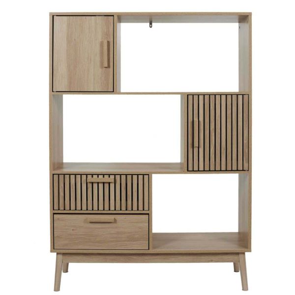 Set bibliothèque, console et table basse en bois Klaus - 279