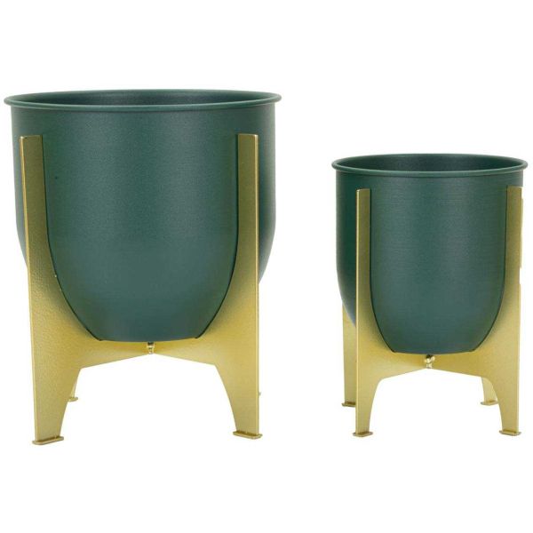 Set de 2 cache-pots en métal coloré Grent shet - 63,90