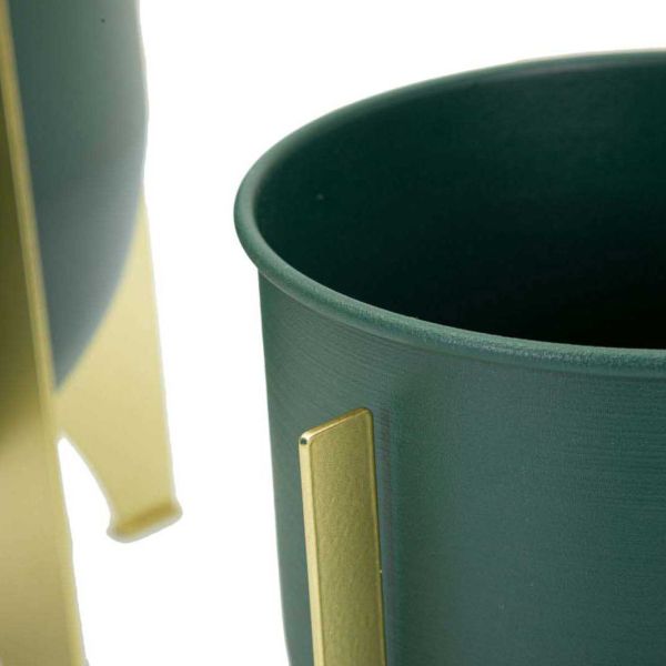 Set de 2 cache-pots en métal coloré Grent shet - 6