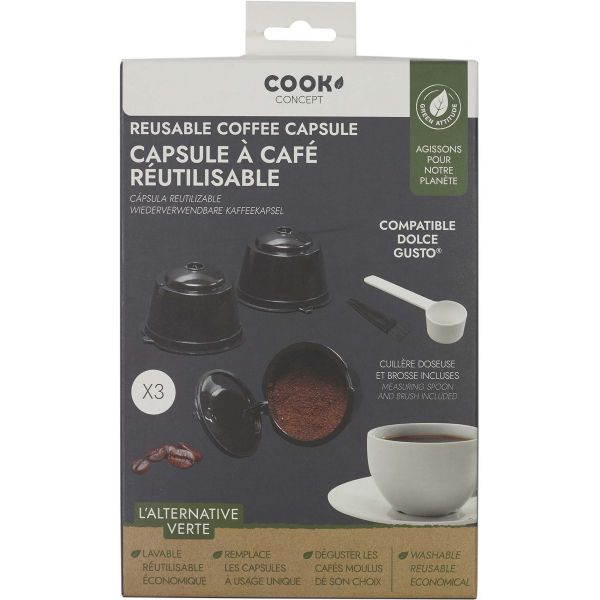 Set de 3 capsules réutilisables compatibles Dolce Gusto - 5