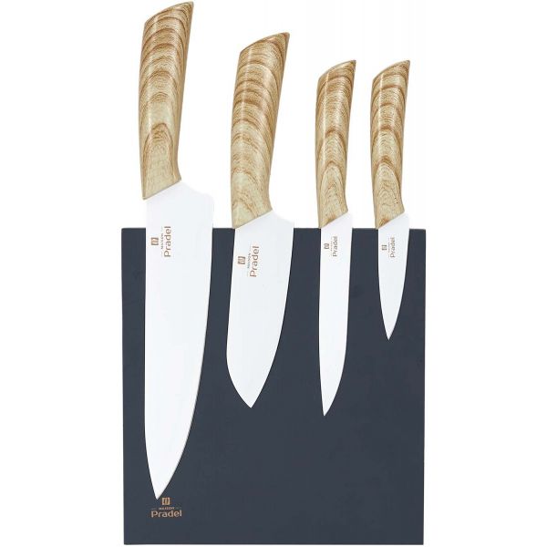 Set 4 couteaux avec support aimanté  Pradel - CMP-3137