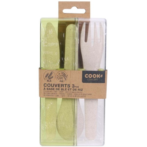 Set de couverts à emporter Eco concept (Lot de 2) - CMP-4902