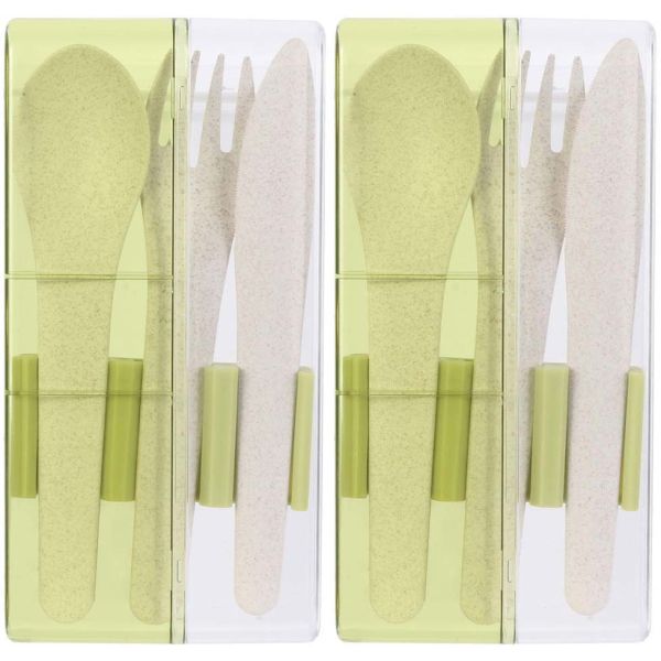 Set de couverts à emporter Eco concept (Lot de 2)