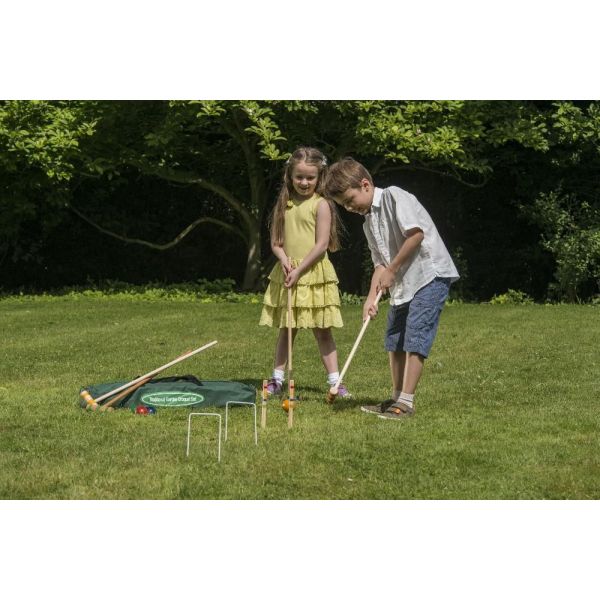 Set de croquet enfant en bois - TRADITIONAL GARDEN GAMES