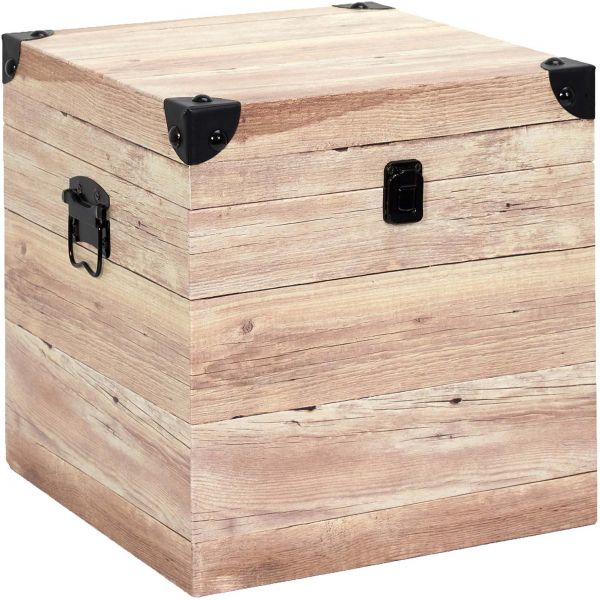Set de 3 malles impression lames de bois - CMP-3390