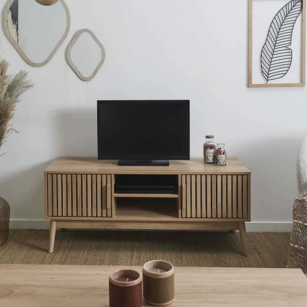 Set meuble TV et table basse en bois Klaus - 7